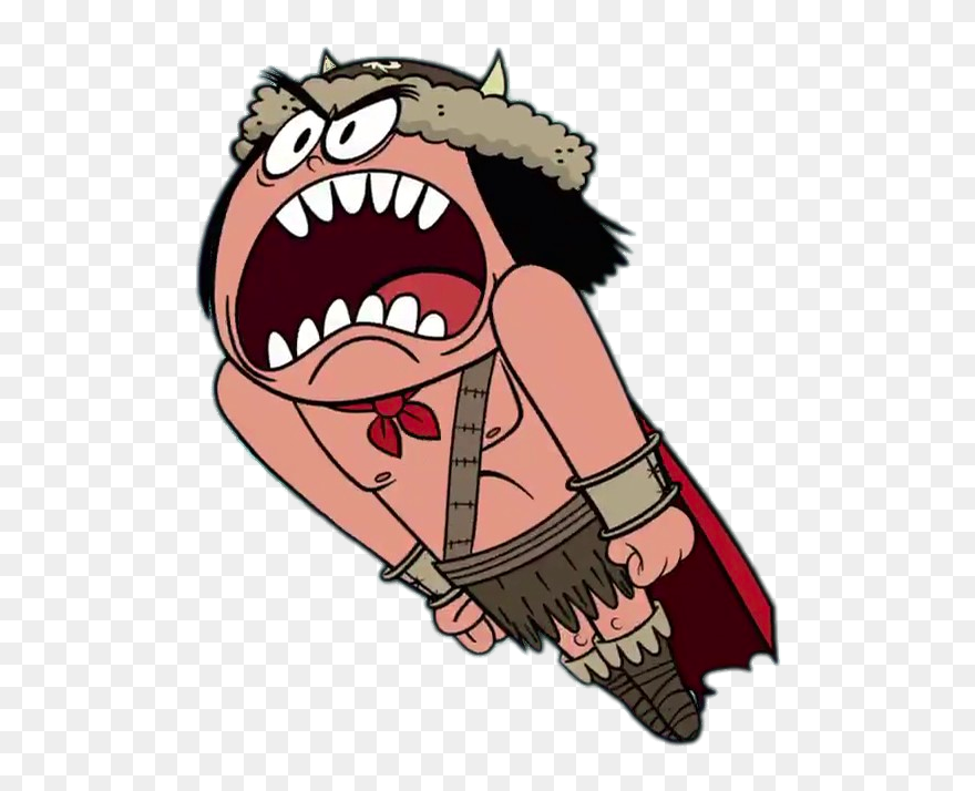 Fangbone Very Angry - Cartoon Clipart