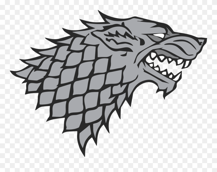 Stark Symbol Clipart Jpg Royalty Free House Stark Direwolf - House Stark Logo Png Transparent Png