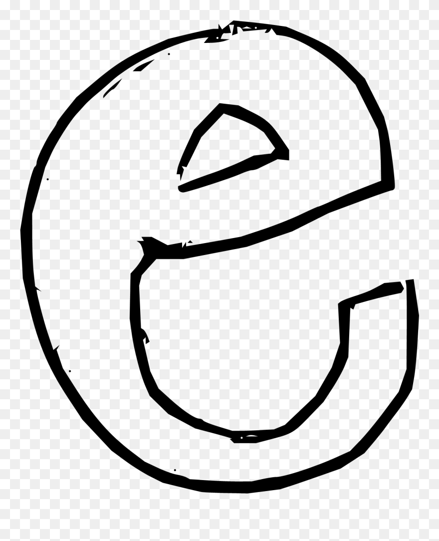 Letter E Clipart Black And White - Png Download