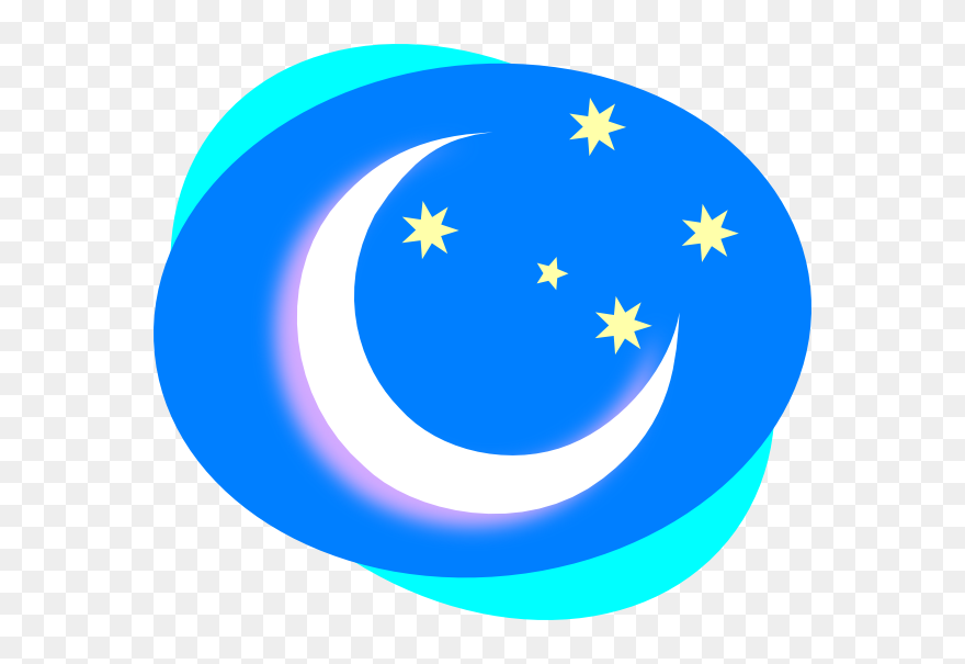 Night Clipart Moom - Nighttime Clipart - Png Download