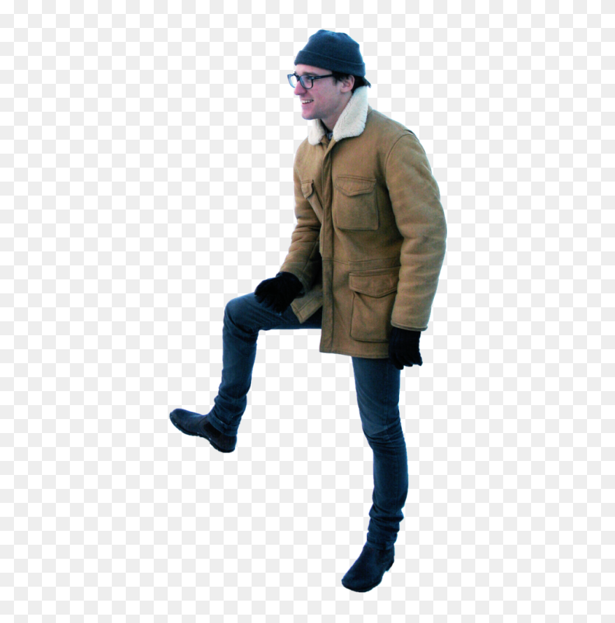 Winter Person Cut Out Clipart