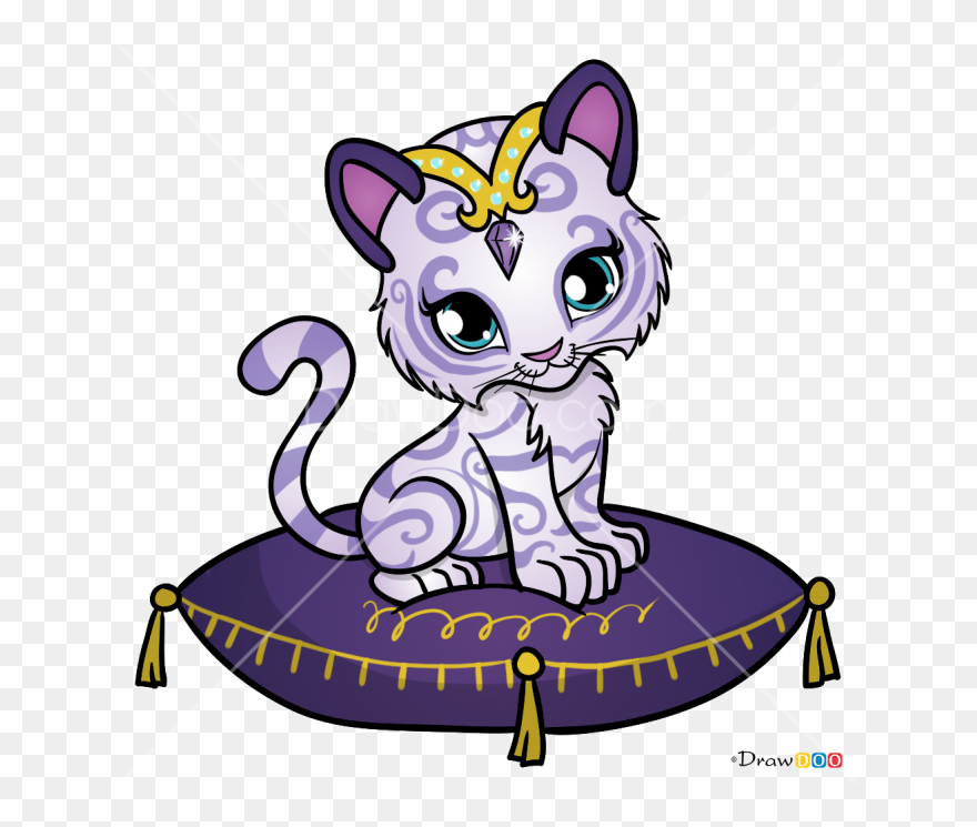 How To Draw Nahal, Shimmer And Shine - Cartoon Clipart