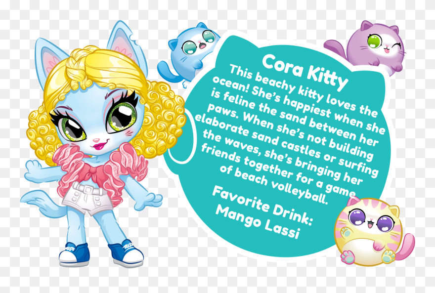 Cora Kitty - Kitten Cafe Purrista Girls Clipart
