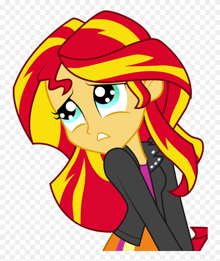 Equestria Girls Sunset Shimmer Cute Clipart
