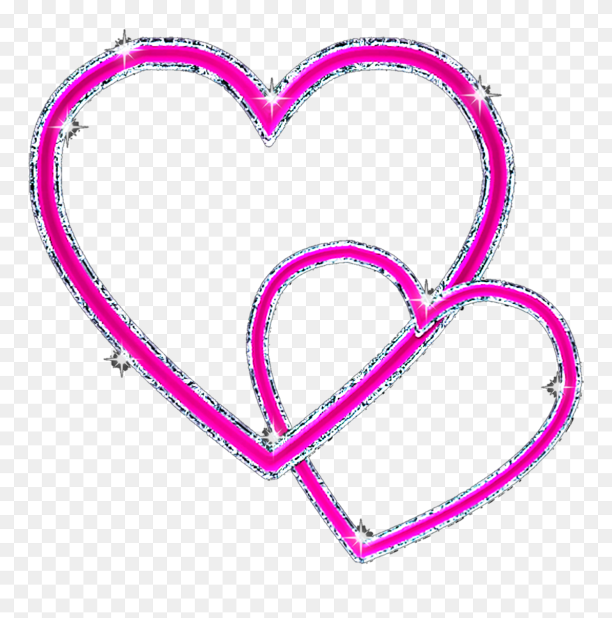 #sparkles #girls #glitter #shimmer #shine #glamourous - Heart Clipart