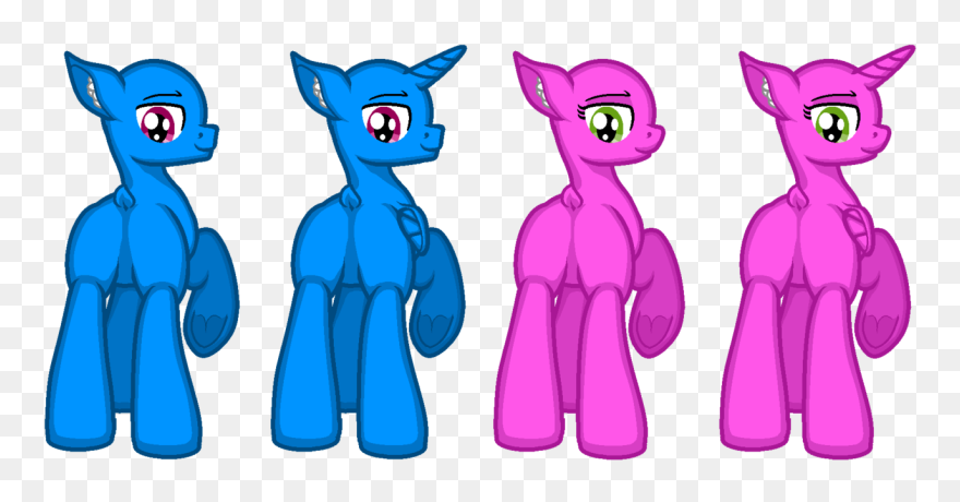 Mlp Stallion Standing Up Base Clipart