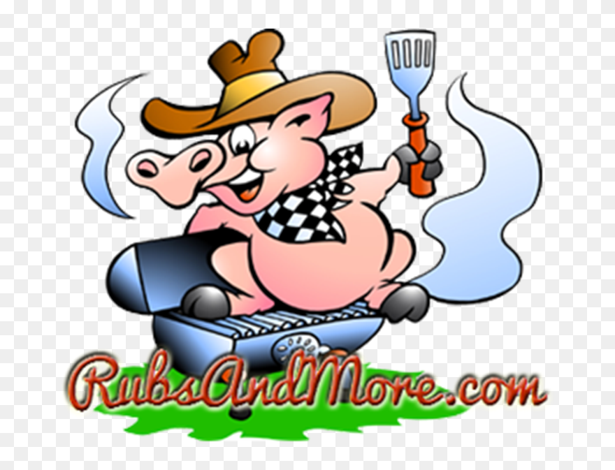 Cartoon Pig And Smoker Clipart