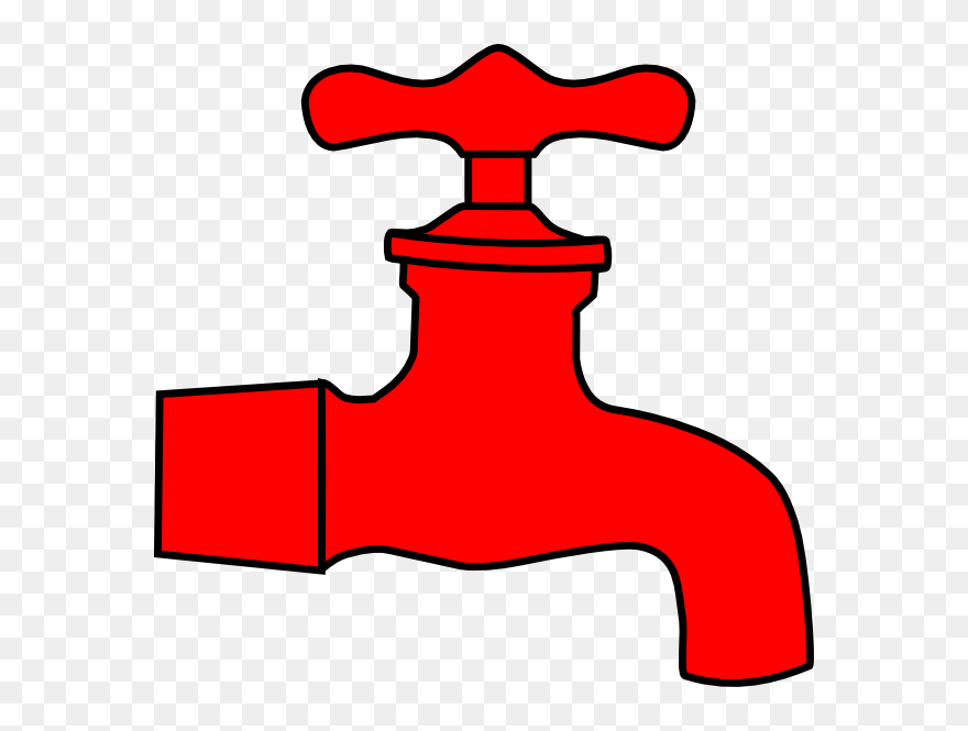 Sun Heating Water Clipart Clip Transparent Library - Hot Water Tap Clip Art - Png Download