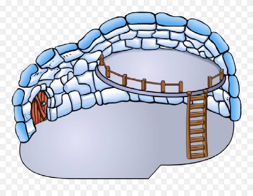 2 Level Igloo - Deluxe Igloo Club Penguin Clipart