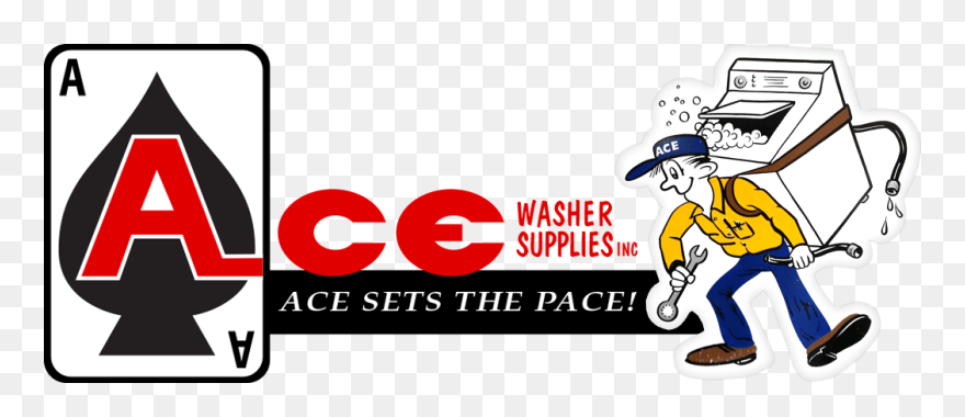 Ace Washer Logo - Illustration Clipart