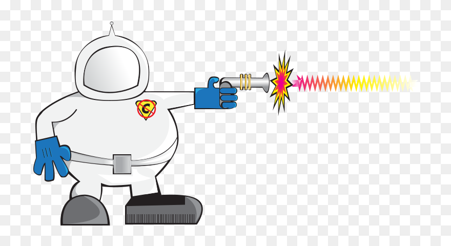 Astronaut Charactor Illustration - Cartoon Clipart