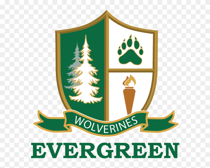 Evergreen High School Logo Clipart
