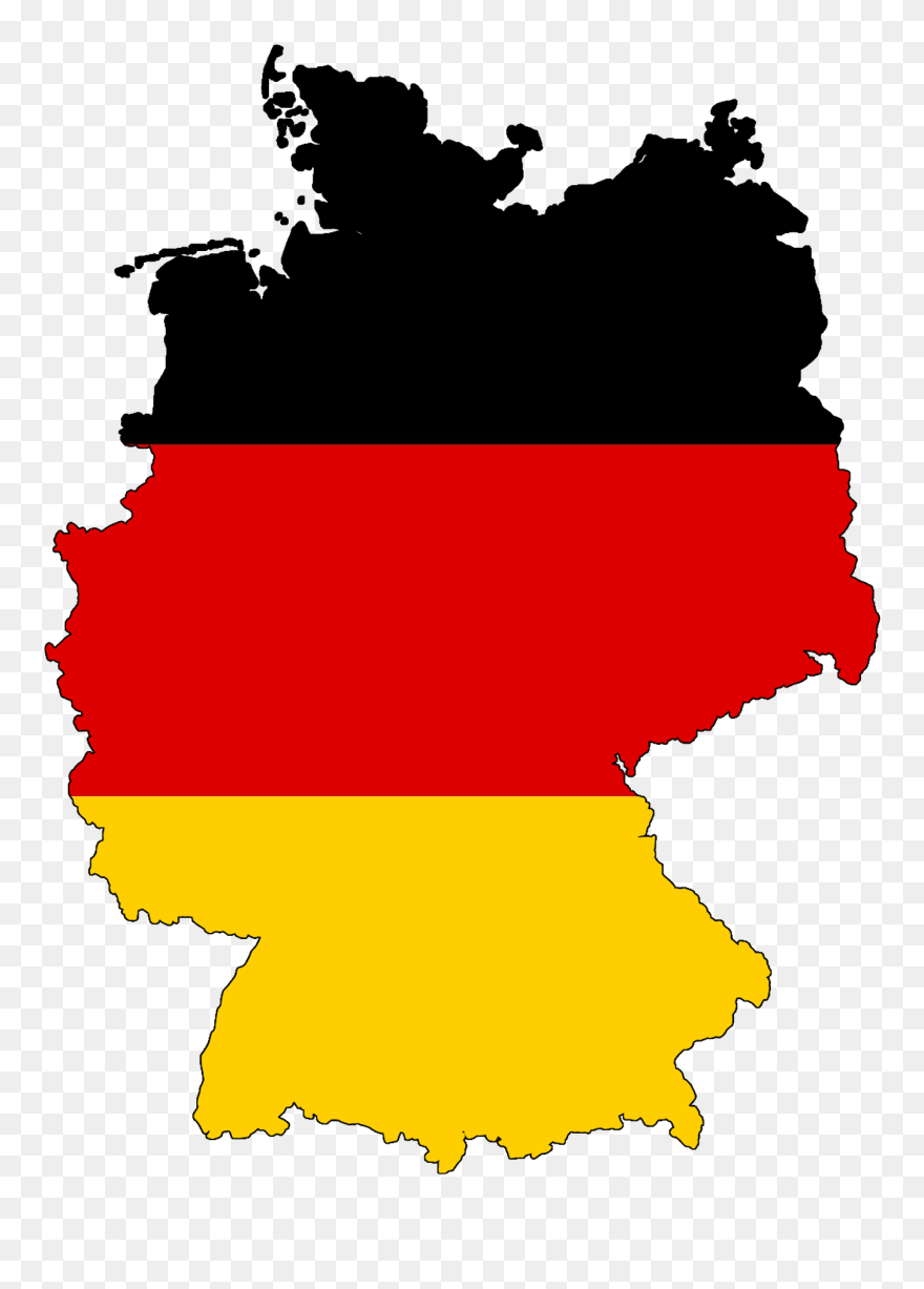 Vector Germany Map Outline Clipart