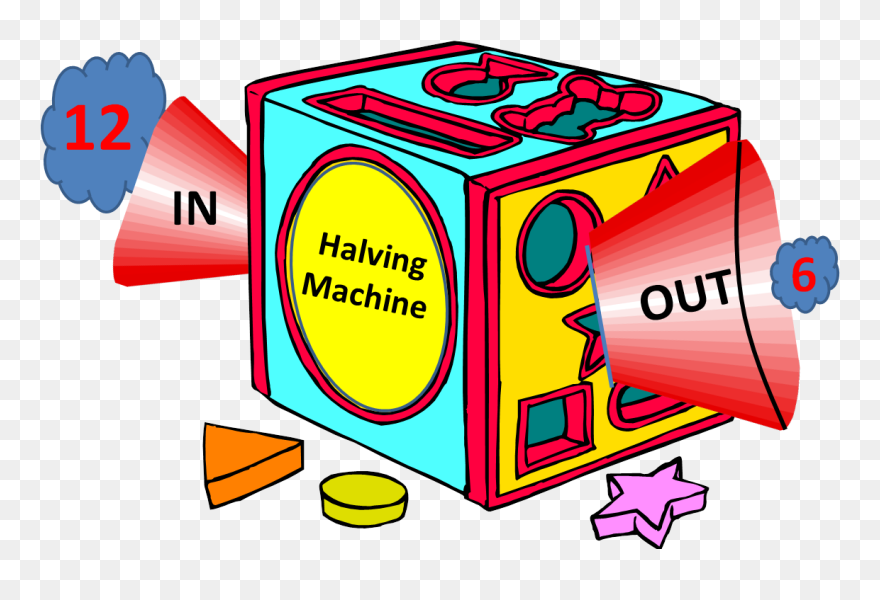 Doubling And Halving Machine Clipart
