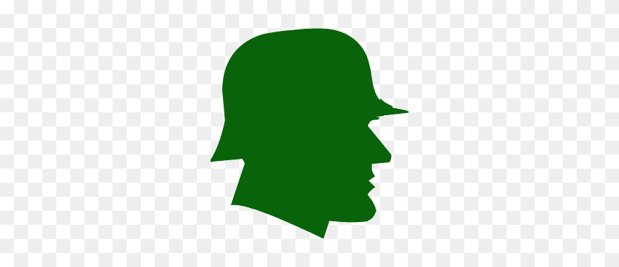 German Soldier Silhouette - Silhouette Of A World War One Soldier Clipart