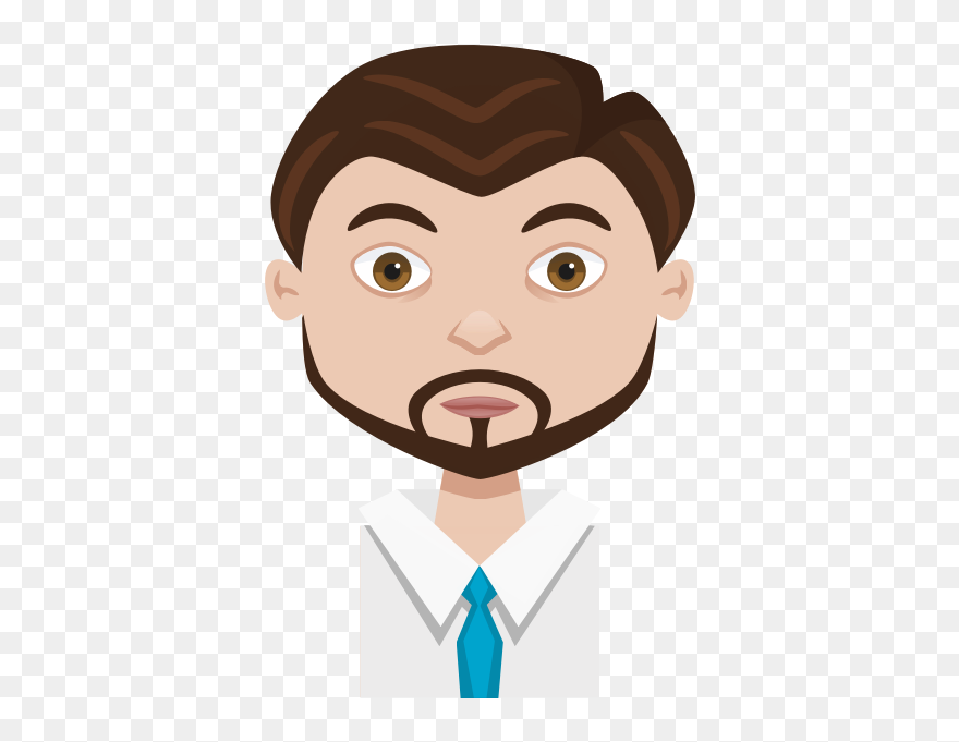 Male Cartoon Avatar Vector Graphics - Cartoon Face Clipart