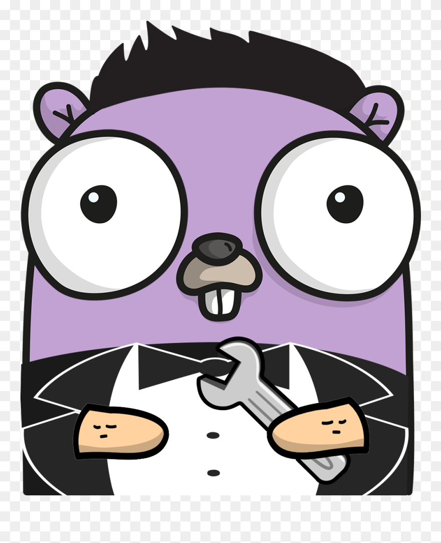 Andrew-gopher - Gopher Golang Png Clipart