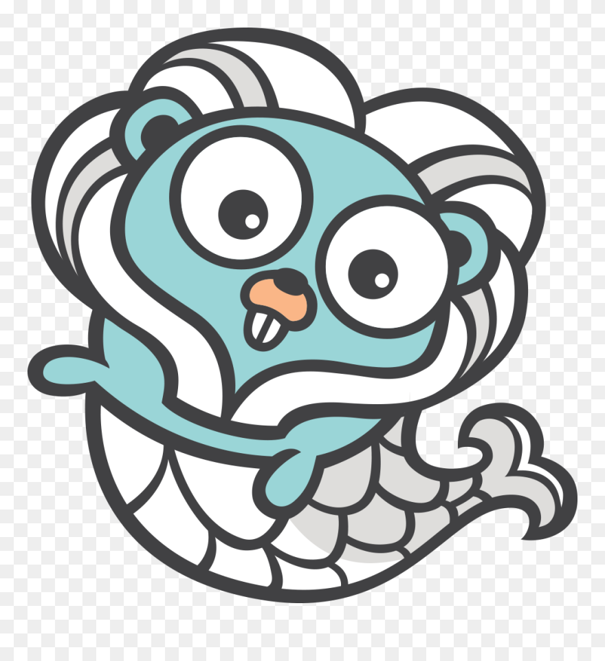 Mid 300 Mergopher - Gophercon Singapore Clipart