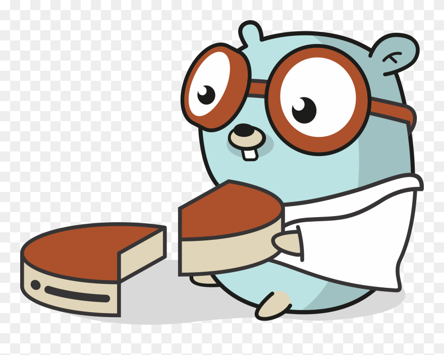 Gopher Fast Golang Clipart