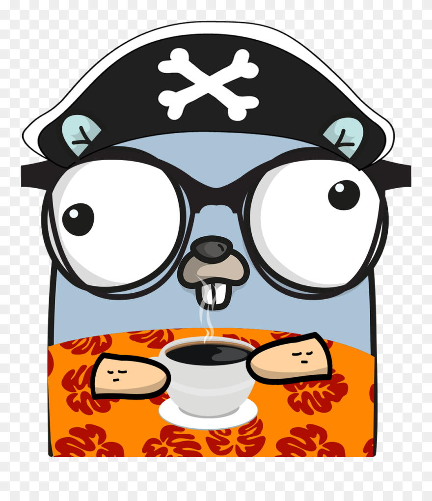 Gopher With Glasses Clipart