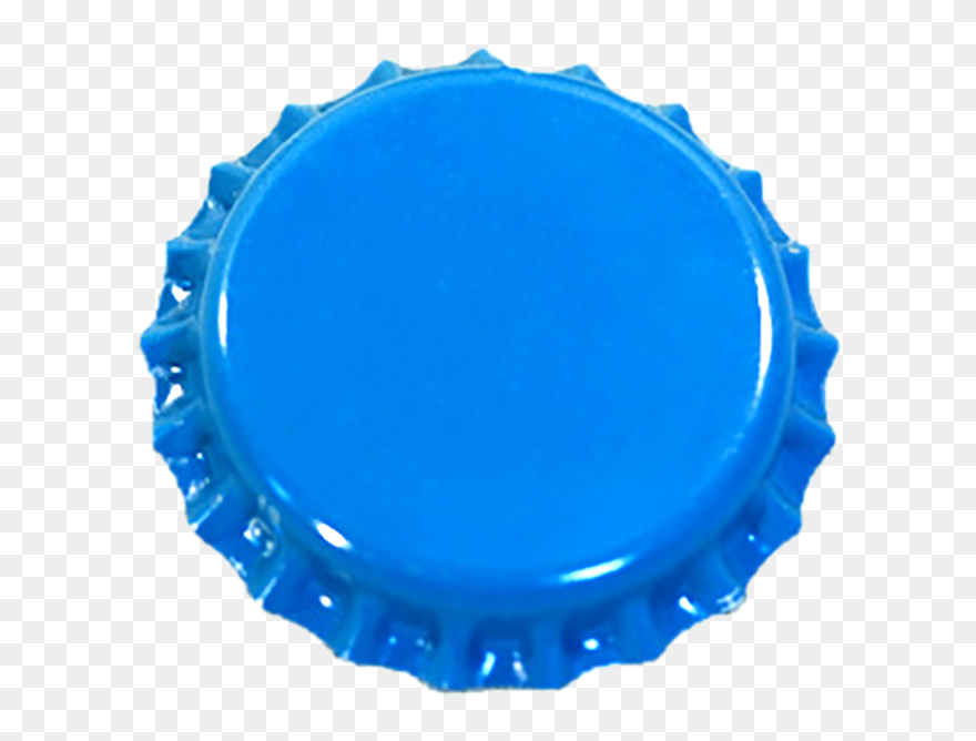 Custom Logo Printed Beer - Light Blue Bottle Cap Clipart