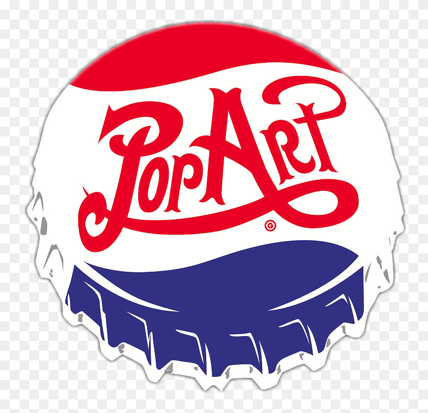 Pop Art Bottle Cap Clipart