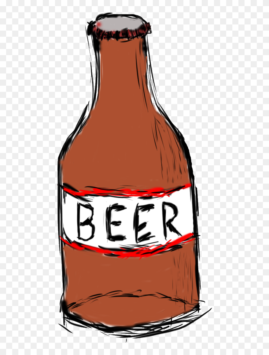 Beer - Glass Bottle Clipart