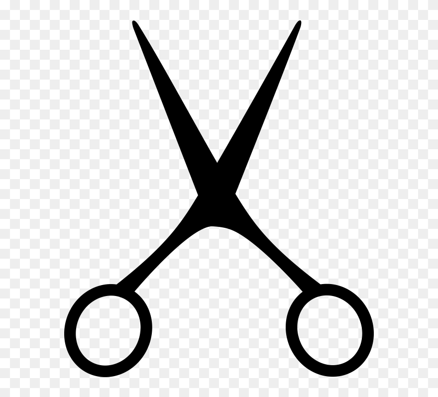 Desenho Tesoura Branco Clipart