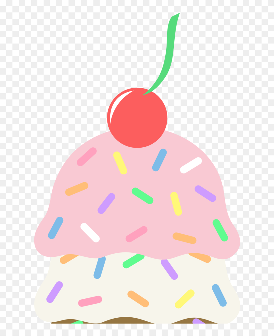 Ice Cream Cone With Sprinkles Clipart - Png Download