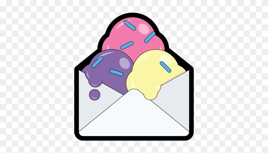 Email With Sprinkles Emailgeeks Sticker Envelope Sprinkles - Cartoon Clipart
