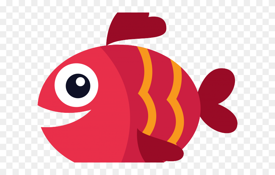 Clipart Red Fish Image Transparent Stock Fish Foods - Transparent Background Fish Clipart - Png Download