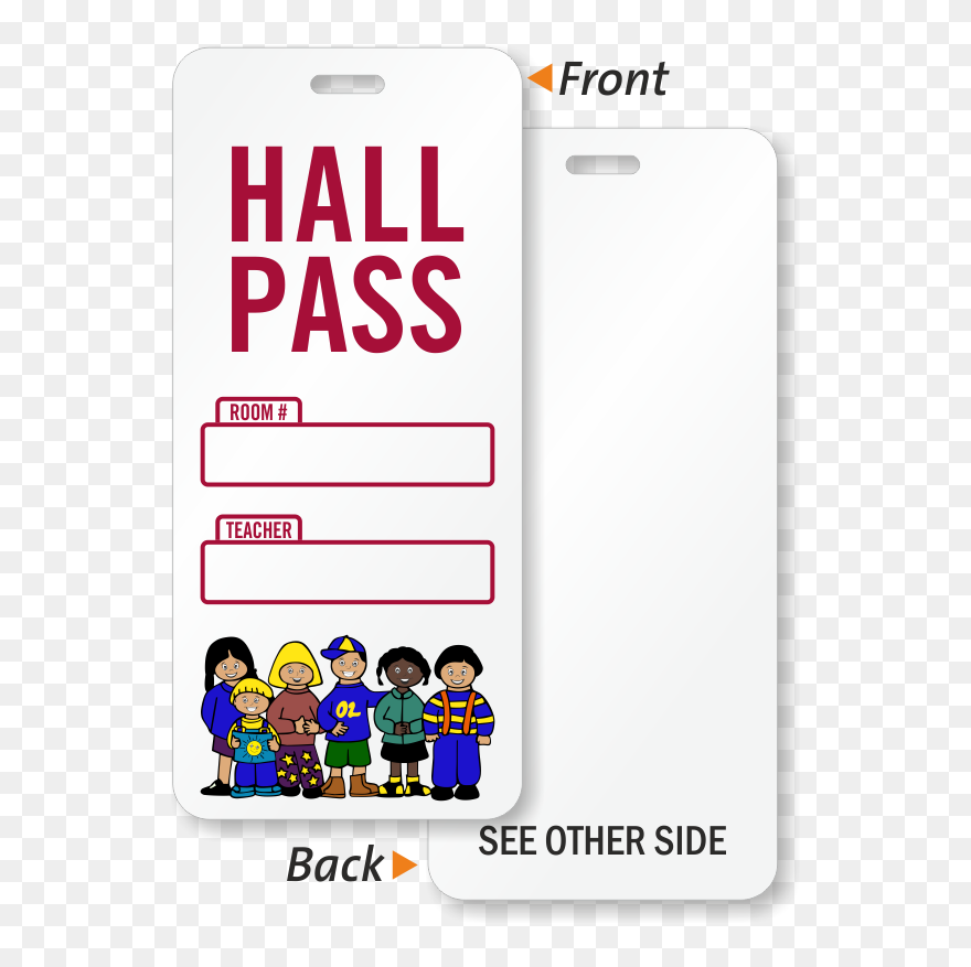 Hall Pass School Clipart