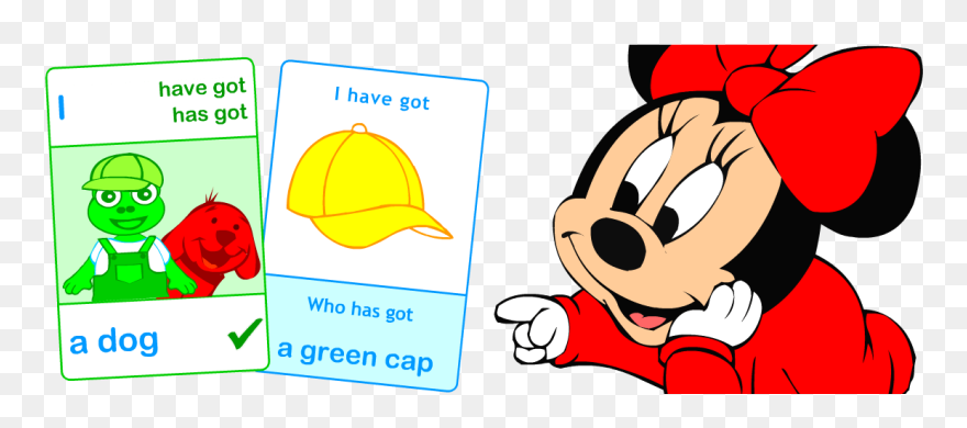 Printable Games To Practise English Verbs - Cartoon Clipart