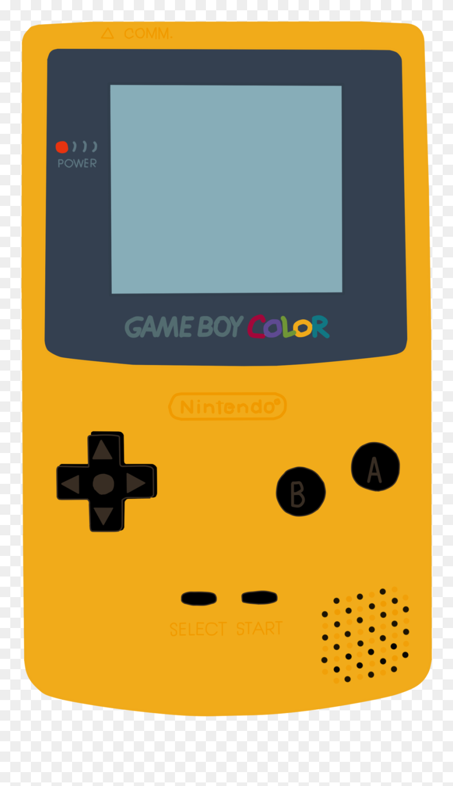 Gameboy Drawing Retro Game - Gameboy Color Clipart