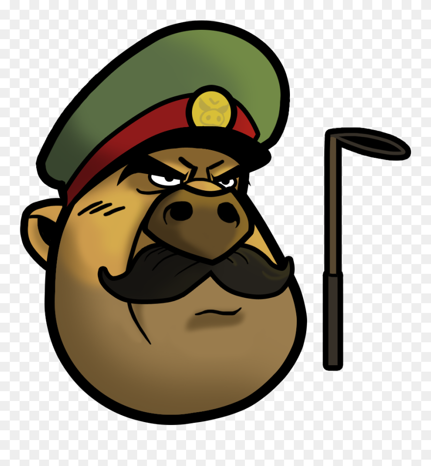 General Bird Mascot - Cartoon Clipart