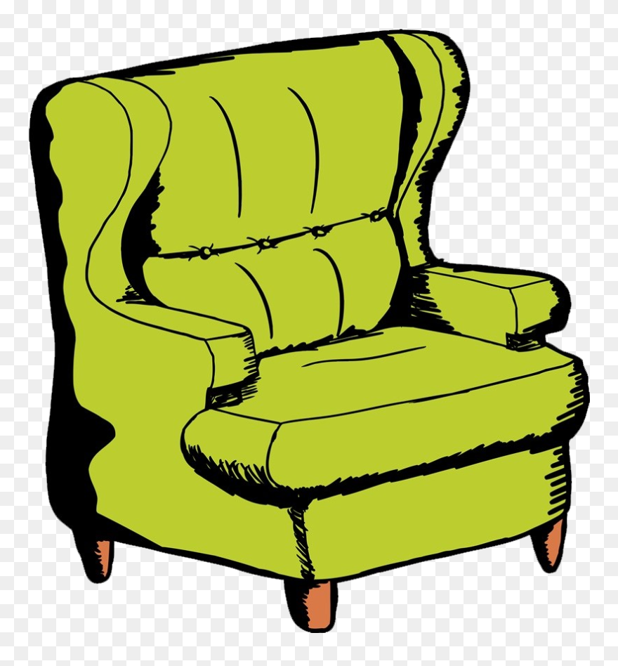 Sofa Cartoon Png Clipart