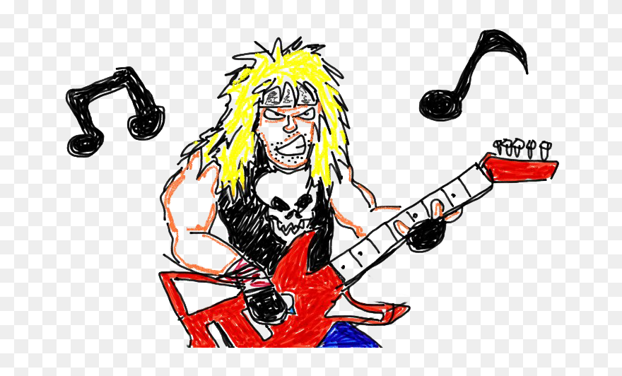 Heavy Metal Png Download Image - Heavy Metal Rocker Cartoon Clipart