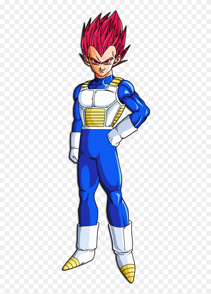 Vegeta God Png - Vegeta Super Saiyan God Transparent Clipart