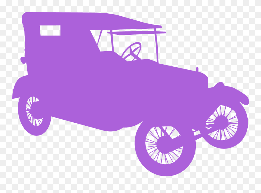 Ford Model T Car Silhouette - Model A Ford Silhouette Png Clipart