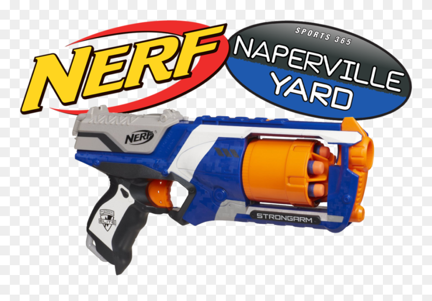 Transparent Nerf Gun Clipart - Nerf Strongarm - Png Download