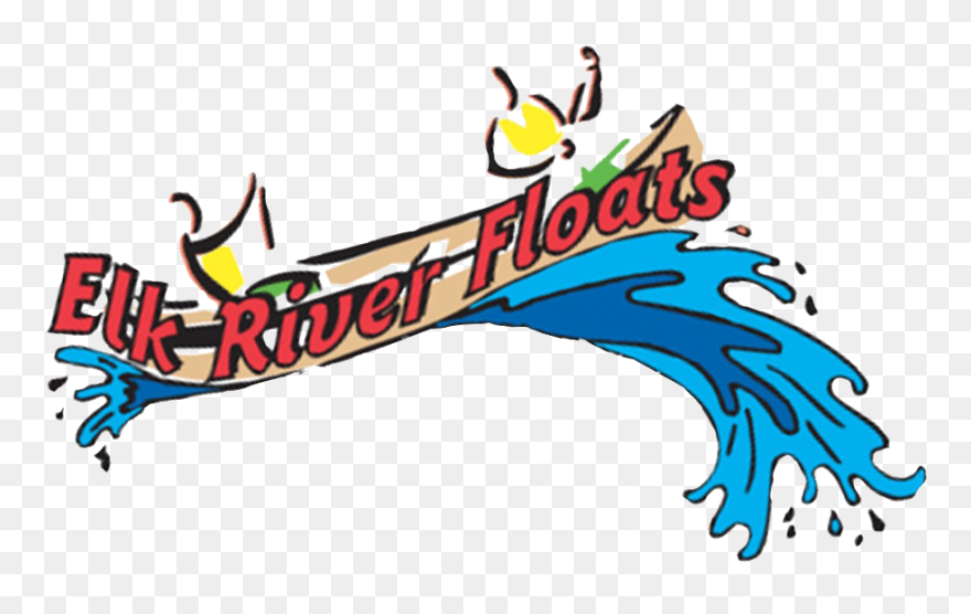 Elk River Floats - Graphic Design Clipart