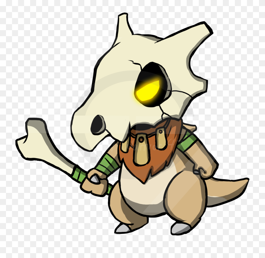 Skull Kid The Lonely Cubone 
a Lonely Tribal Ish Cubone, - Lonely Cartoon Clipart