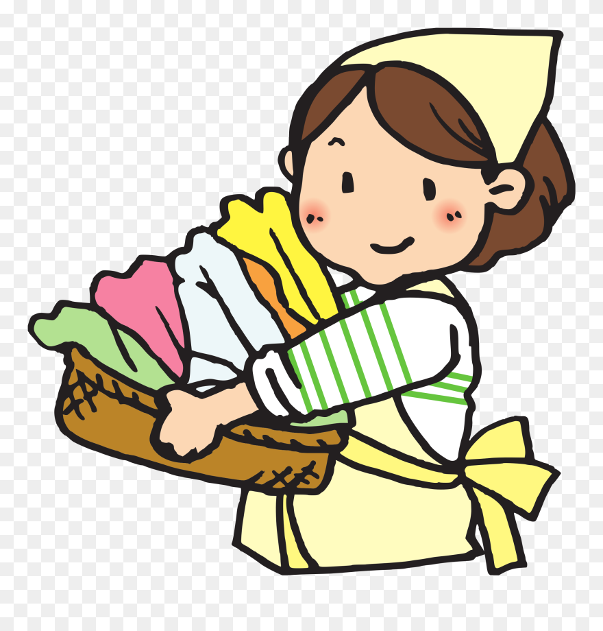 Lundry Basket Clipart - Png Download
