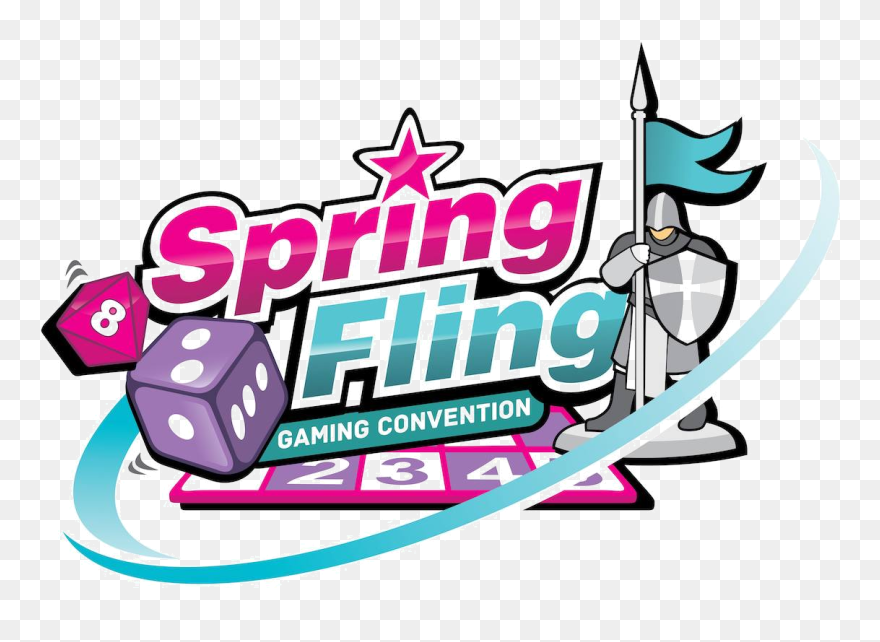 Spring Fling Gaming Convention Clipart