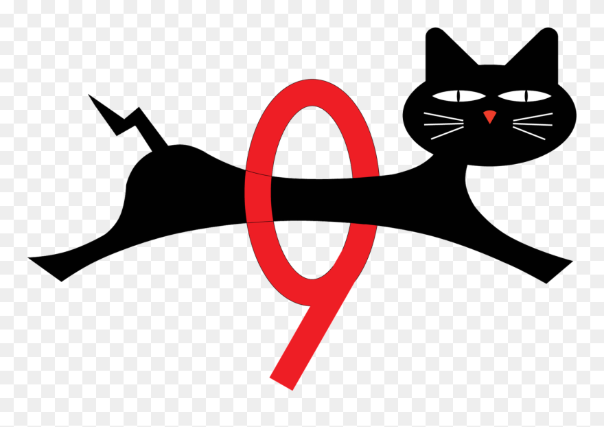 Kitten Clipart Nine - Cat With Nine Lives - Png Download