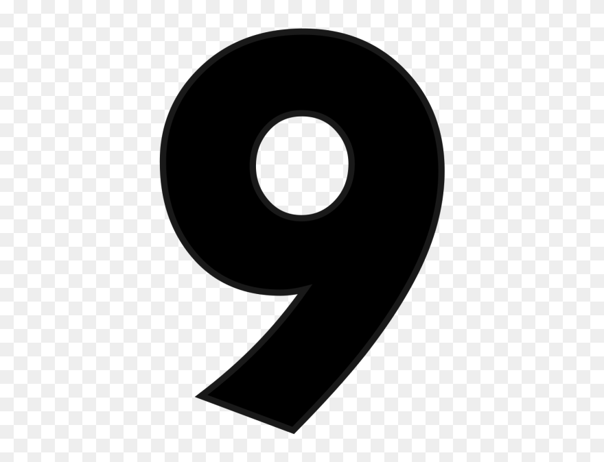 Number 9 Clipart - Png Download