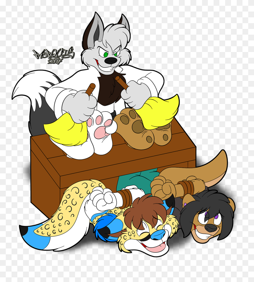 Feather Dusting - Feather Duster Tickle Torture Clipart