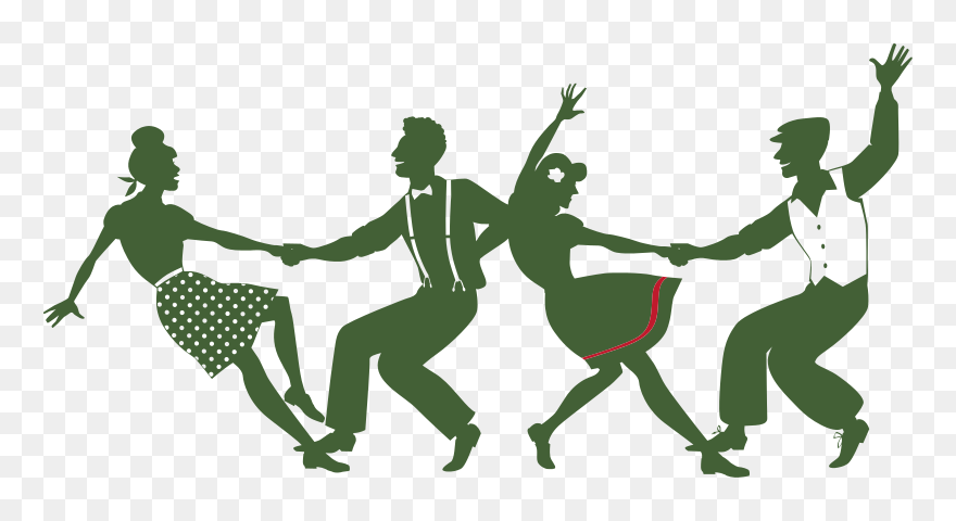 Swing Dancing Graphic Clipart