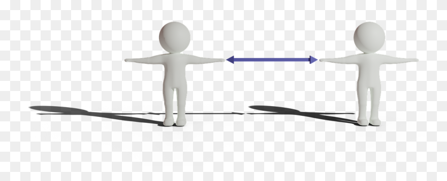 Social Distancing - Social Distancing 1.5 Meters Clipart