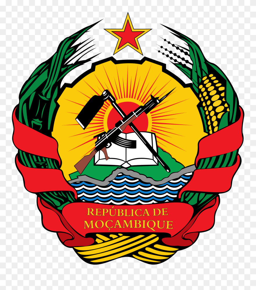 Emblem Of Mozambique Wikipedia - Republic Of Mozambique Logo Clipart